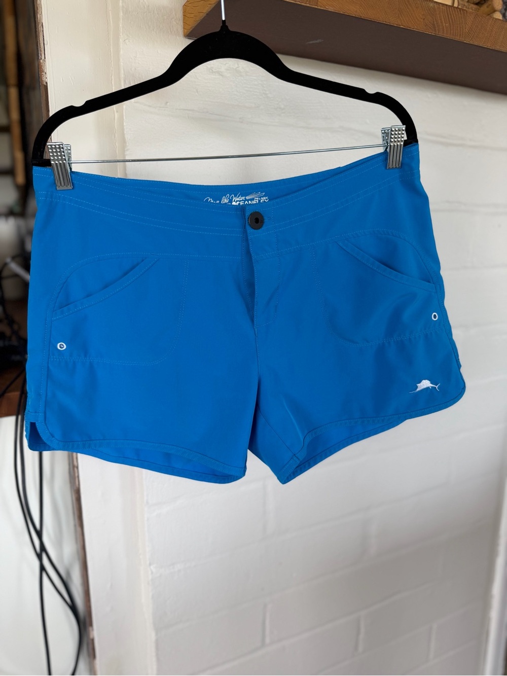 Pelagic Electric Blue Women's Athletic Shorts